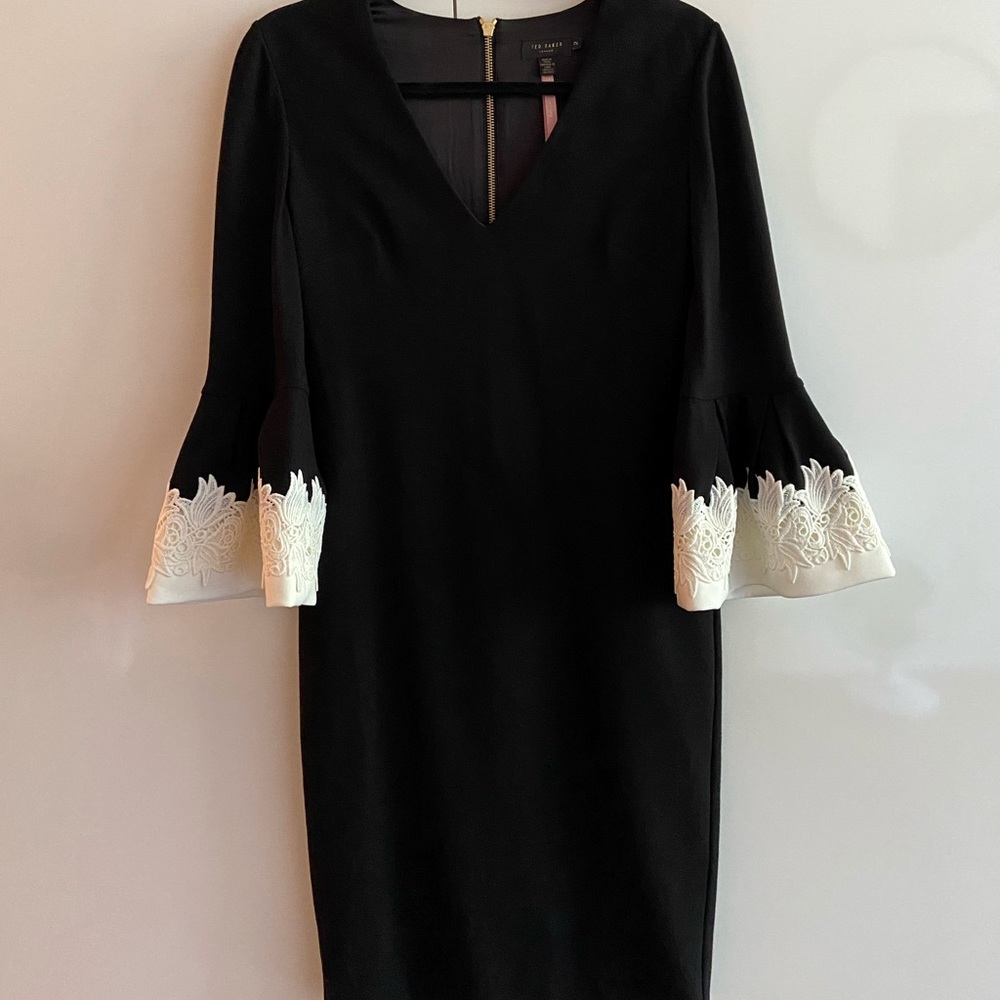 Ted Baker ‘Rastrel’ Flute-Sleeved Dress